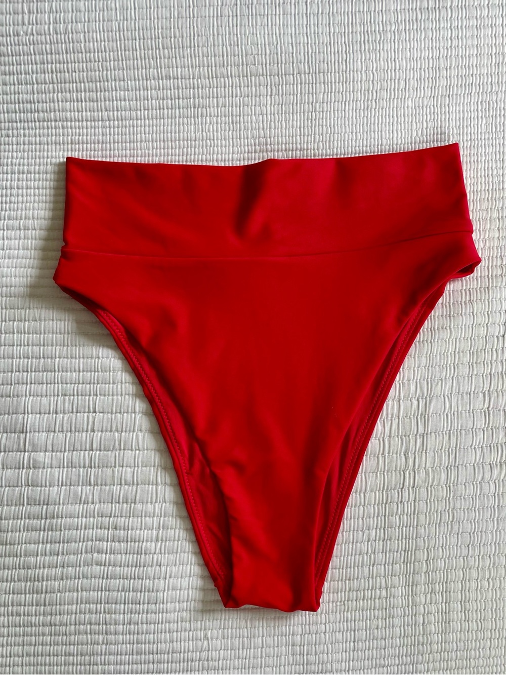 Aerie High Waisted High Cut Cheeky
Red Bikini Bottoms NWT